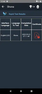 Shona Language Tests android App screenshot 16